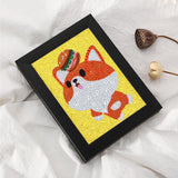 Crystal Rhinestone Full Diamond Painting - Cute fox - Hibah-Diamond?painting art studio