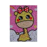 Crystal Rhinestone Full Diamond Painting - Cute giraffe - Hibah-Diamond?painting art studio