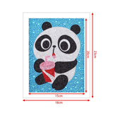 Crystal Rhinestone Full Diamond Painting - Cute panda - Hibah-Diamond?painting art studio