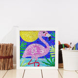 Crystal Rhinestone Full Diamond Painting - Flamingo - Hibah-Diamond?painting art studio