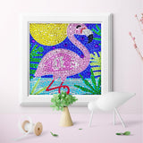 Crystal Rhinestone Full Diamond Painting - Flamingo - Hibah-Diamond?painting art studio