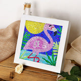 Crystal Rhinestone Full Diamond Painting - Flamingo - Hibah-Diamond?painting art studio