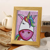 Crystal Rhinestone Full Diamond Painting - Handsome unicorn - Hibah-Diamond?painting art studio