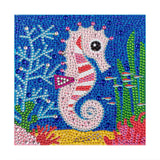 Crystal Rhinestone Full Diamond Painting-Hippocampus - Hibah-Diamond?painting art studio
