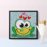 Crystal Rhinestone Full Diamond Painting-Little frog - Hibah-Diamond?painting art studio