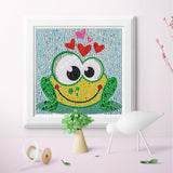 Crystal Rhinestone Full Diamond Painting-Little frog - Hibah-Diamond?painting art studio