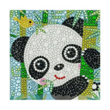 Crystal Rhinestone Full Diamond Painting - Panda - Hibah-Diamond?painting art studio