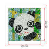 Crystal Rhinestone Full Diamond Painting - Panda - Hibah-Diamond?painting art studio