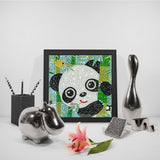 Crystal Rhinestone Full Diamond Painting - Panda - Hibah-Diamond?painting art studio