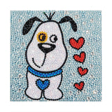 Crystal Rhinestone Full Diamond Painting-puppy - Hibah-Diamond?painting art studio