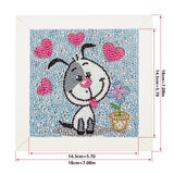 Crystal Rhinestone Full Diamond Painting-puppy - Hibah-Diamond?painting art studio