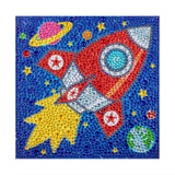 Crystal Rhinestone Full Diamond Painting- Rocket - Hibah-Diamond?painting art studio