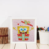 Crystal Rhinestone Full Diamond Painting-SpongeBob - Hibah-Diamond?painting art studio