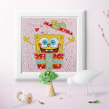 Crystal Rhinestone Full Diamond Painting-SpongeBob - Hibah-Diamond?painting art studio