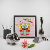 Crystal Rhinestone Full Diamond Painting-SpongeBob - Hibah-Diamond?painting art studio