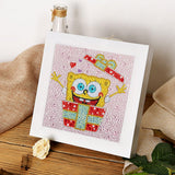 Crystal Rhinestone Full Diamond Painting-SpongeBob - Hibah-Diamond?painting art studio