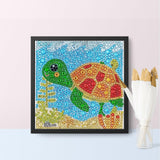 Crystal Rhinestone Full Diamond Painting - Turtle - Hibah-Diamond?painting art studio