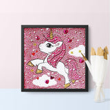 Crystal Rhinestone Full Diamond Painting - unicorn - Hibah-Diamond?painting art studio
