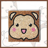 Crystal Rhinestones Diamond painting coaster - Hibah-Diamond painting art studio