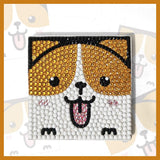 Crystal Rhinestones Diamond painting coaster - Hibah-Diamond painting art studio