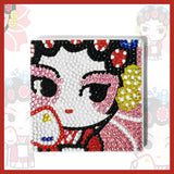 Crystal Rhinestones Diamond painting coaster - Hibah-Diamond painting art studio