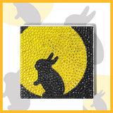 Crystal Rhinestones Diamond painting coaster - Hibah-Diamond painting art studio