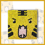 Crystal Rhinestones Diamond painting coaster - Hibah-Diamond painting art studio