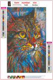 Full Diamond Painting kit - Cat