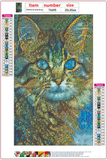 Full Diamond Painting kit - Cat
