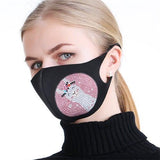 Diamond Painting Mask - Smiley alpaca