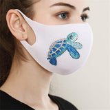 Diamond Painting Mask - Turtle - Hibah-Diamond painting art studio