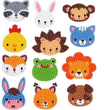 Diamond Painting Sticker Wall Sticker | Animals - Hibah-Diamond painting art studio