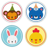 Diamond Painting Sticker Wall Sticker | Cartoon animals (4pcs) - Hibah-Diamond painting art studio