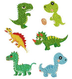 Diamond Painting Sticker Wall Sticker | Dinosaur - Hibah-Diamond painting art studio
