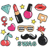 Diamond Painting Sticker Wall Sticker | Swag - Hibah-Diamond painting art studio