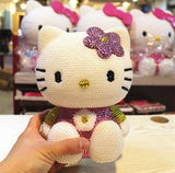 DIY 20cm Hello Kitty (with glue tools) - Hibah-Diamond painting art studio