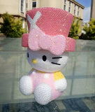 DIY Chopper Hat Hello Kitty  (with glue tools) - Hibah-Diamond painting art studio