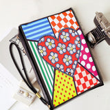 DIY Diamond Painting Bag | Heart - Hibah-Diamond painting art studio