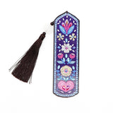 DIY Diamond Painting Bookmark | Flowers - Hibah-Diamond painting art studio