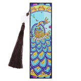 DIY Diamond Painting Bookmark | Peacock - Hibah-Diamond painting art studio