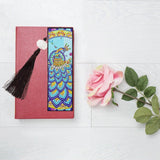 DIY Diamond Painting Bookmark | Peacock - Hibah-Diamond painting art studio