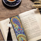 DIY Diamond Painting Bookmark | Peacock - Hibah-Diamond painting art studio
