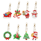 DIY Diamond Painting Keychain - Christmas series keychain