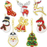 DIY Diamond Painting Keychain - Christmas series keychain