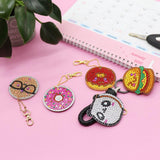 DIY Diamond Painting keychain - Food