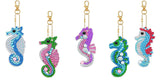 DIY Diamond Painting Keychain - Hippocampus - Hibah-Diamond painting art studio