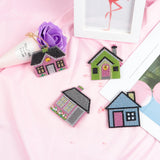DIY Diamond Painting Keychain | House - Hibah-Diamond painting art studio