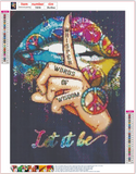 Full Diamond Painting kit - whisper words of wisdom