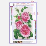 Full Diamond Painting kit - Peony flower
