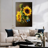Full Diamond Painting kit - Sunflower flower